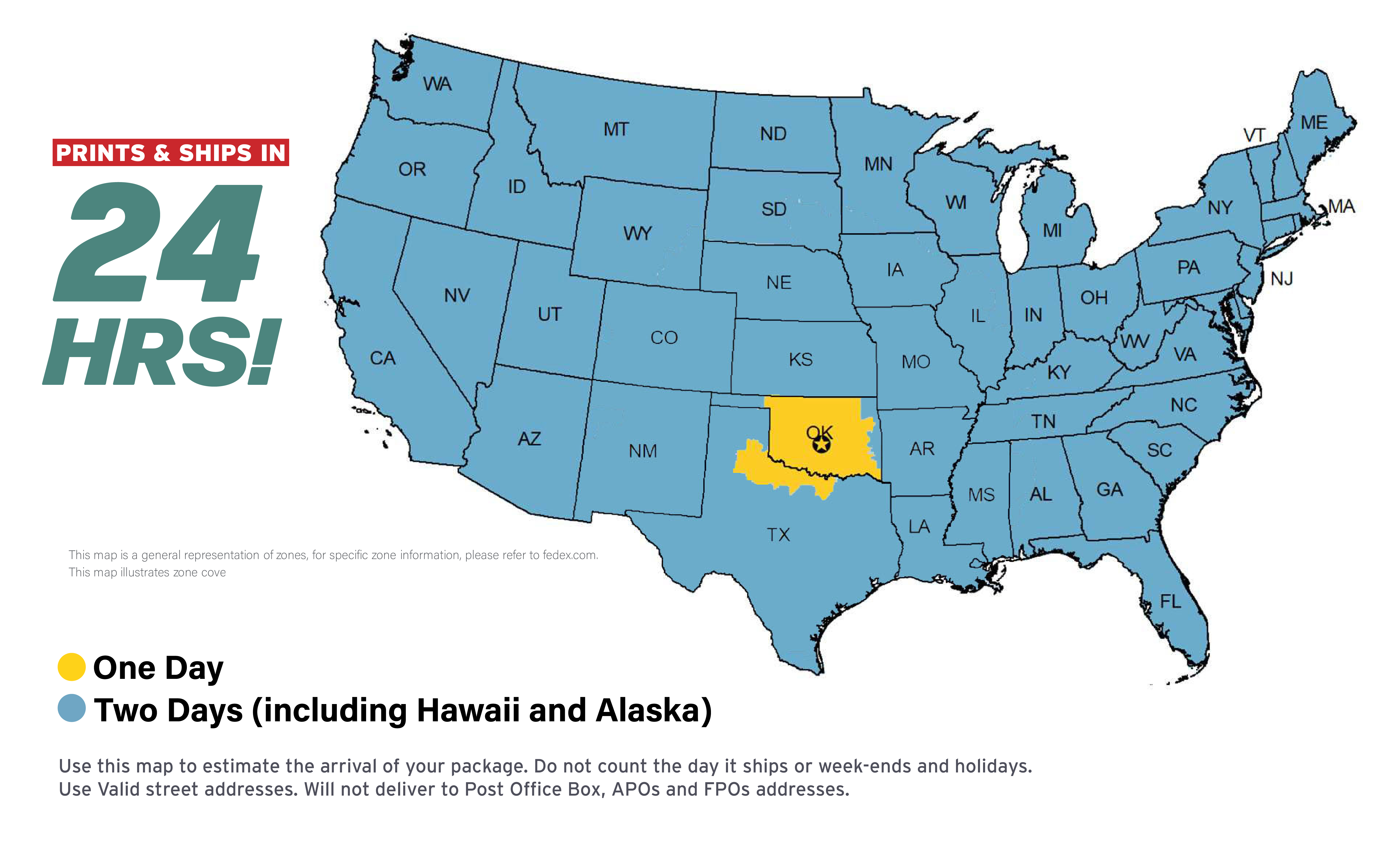 Shipping map